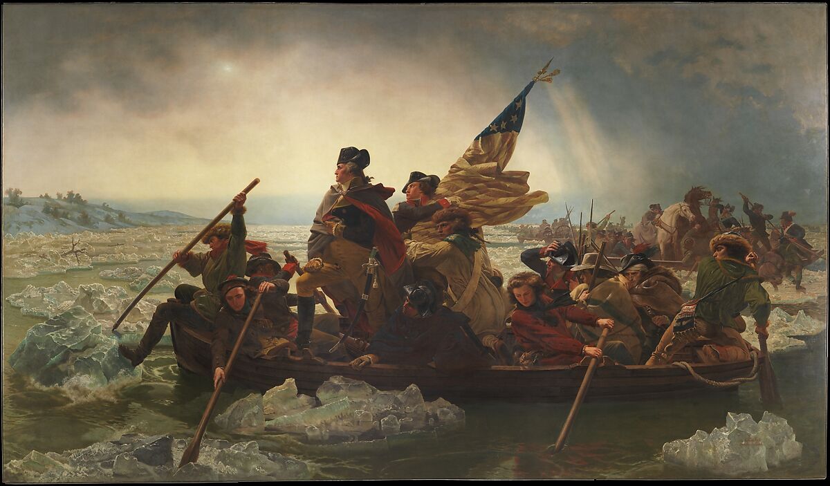 Washington Crossing the Delaware (1851)