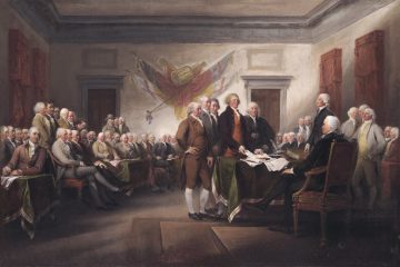 John Trumbull, American, 1756-1843The Declaration of Independence, July 4, 1776(painted 1786-1820)