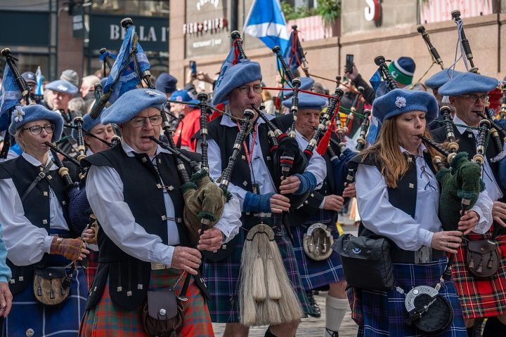 bagpipe Skotlandia