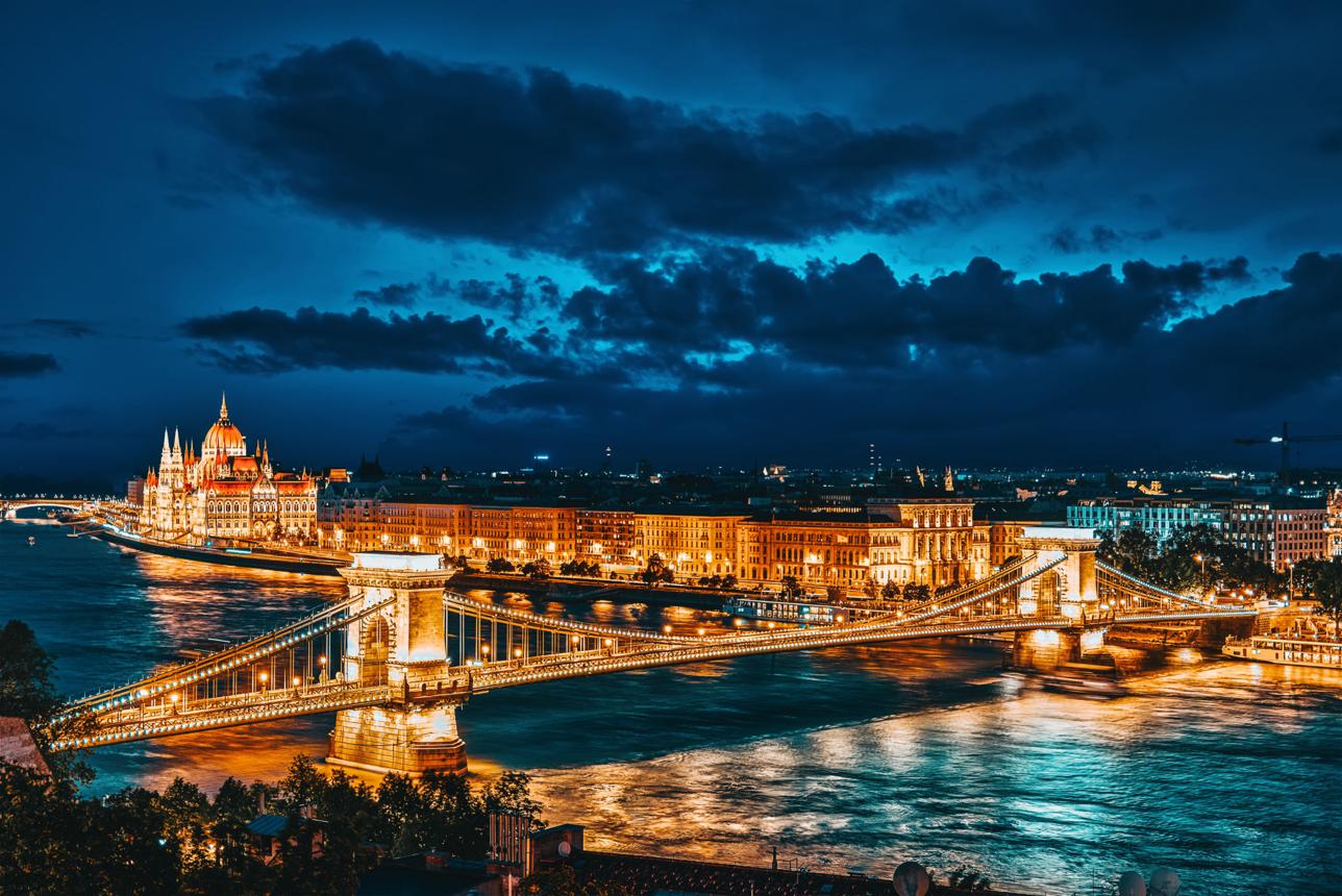 Budapest in the night